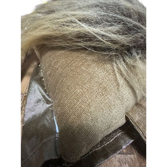 Woof & Poof Christmas Fox Gold Rose Dress Pearls Shelf Sitting Doll 2012 Rare - Picture 14 of 16